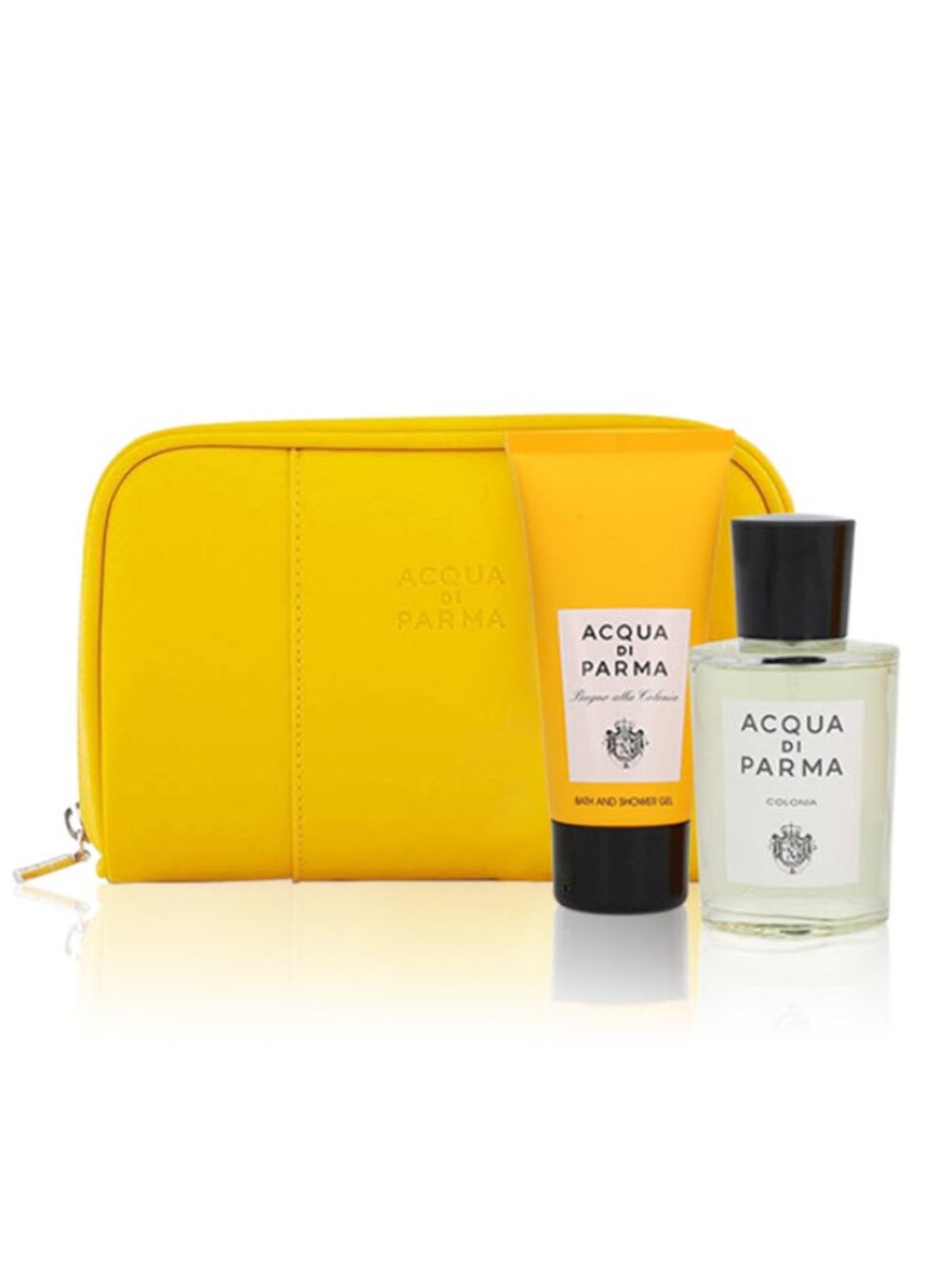Acqua Di Parma Colonia Set in Bright Yellow Box with White Label